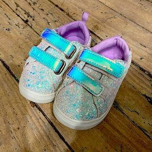 NWOT Iridescent Glitter Sneakers